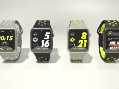 Apple watch Nike plus Free 3D model