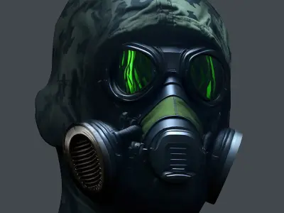 Helmet 3d model military combat Military Low-poly VR Low-poly 3D model buy