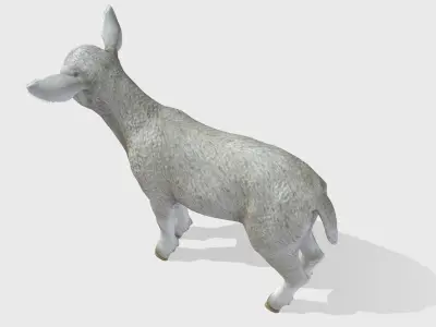 Lamb realistic Low-poly 3D model