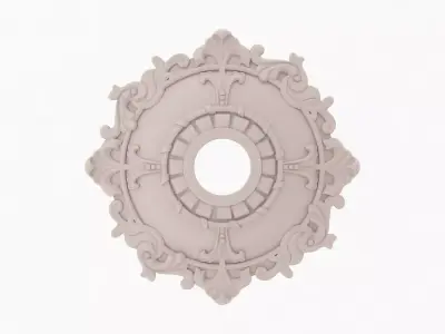 Classic Ceiling Medallion 02 3D model