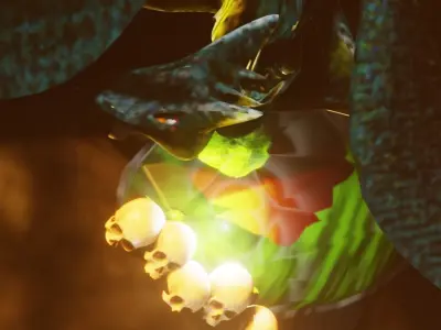 Dragon Low Poly Rigged and Animation ready  Low-poly 3D model