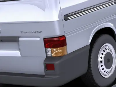 Volkswagen T4 Multivan Eurovan 1990-2003 VRAY 3D model