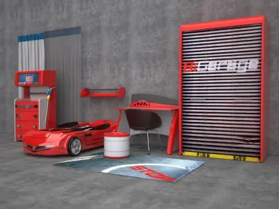  Biturbo Furniture set by Cilek 3D model