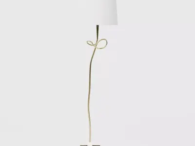 Liana Floor Lamp Low-poly 3D model