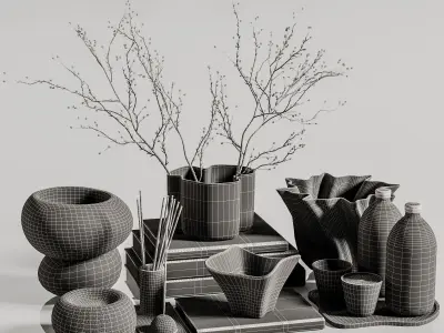 decorative set 126 3D model