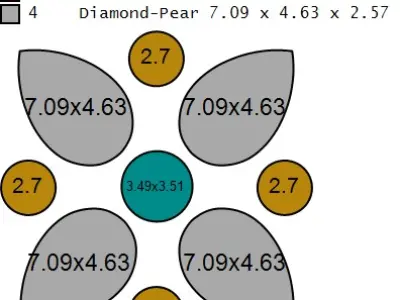BYZANTINE SQUARE PENDANT 3D PRINTABLE MODEL 3D print model