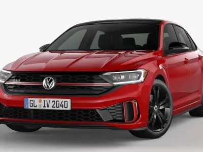 Volkswagen Jetta GLI 2022 3D model