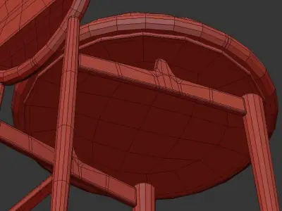 DEAN Bar Chair 3D model