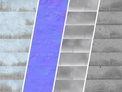 Roof Tile Materials 80- Wooden Roofing Sbsar Seamless Pbr Texture