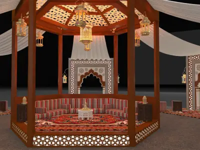 Ramadan tent  3D model