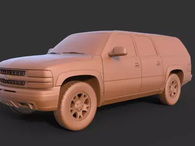 Chevrolet Suburban 3D print model