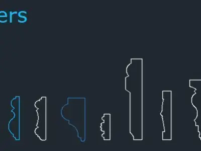 Wall Trim and Corners 3D model