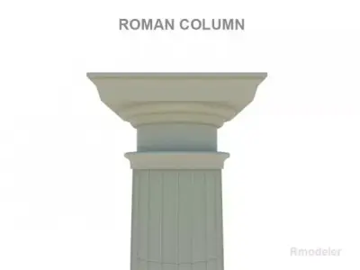Roman Column 3D model