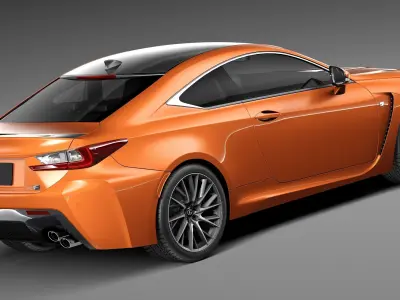 Lexus RC F 2015 3D model