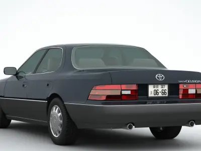 Toyota Celsior 1989 3D model