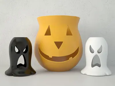 Halloween Lanterns 3D model