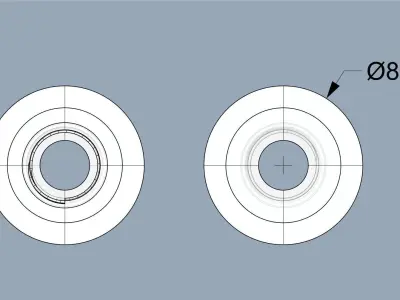 Expansor 4 mm - Ear stretching - Ear gauging -Expander 3D print model