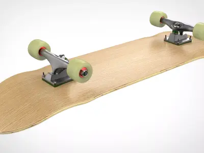 ASSET - SKATEBOARDING Low-poly 3D model