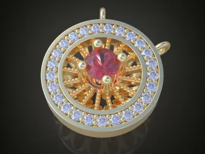 My Exclusive Pendant  3D 0067 printable model Free 3D print model