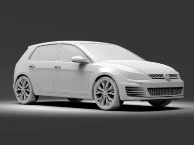 Volkswagen Golf 2014 3D model
