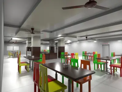 HOTEL 3D MODEL building 3D model