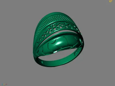 Women Plain Ring Ready STL Models Womens Ring 3d models 3D print model 6