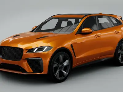 Jaguar F-Pace SVR 2021 3D model