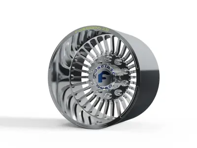 REAR forgiato Cablata-D DURO DUALLY WHEEL 3D print model