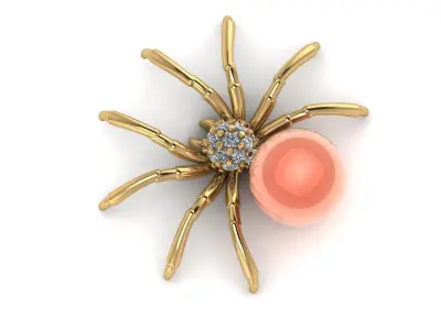 spider ring and pandent 3D print model