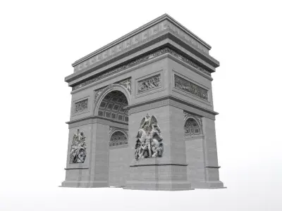 Arc de Triomphe 3d Model 3D model