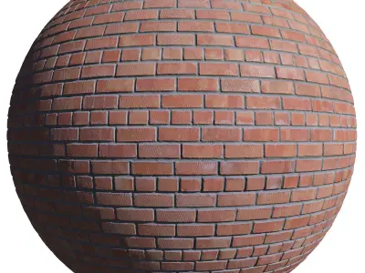Ultra realistic Brick wall Scan 3D model