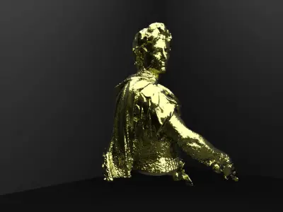 Caius Julius Caesar bust 3D model