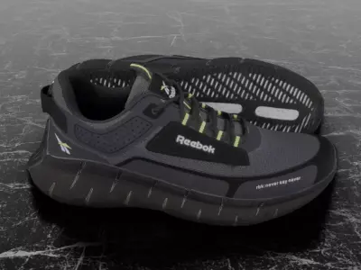 REEBOK ZIG DYNAMICA 3D SHOES Low-poly 3D model