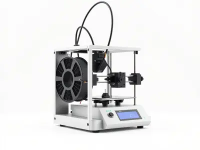 D Printer Model Pack with MultiDetail Levels Low-poly 3D model