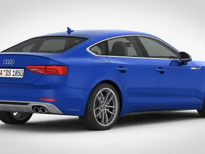 Audi S5 Sportback 2018 3D model