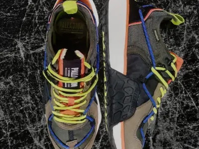 PALLADIUM TROOP RUNNER LACE IT 3D SHOES Low-poly 3D model