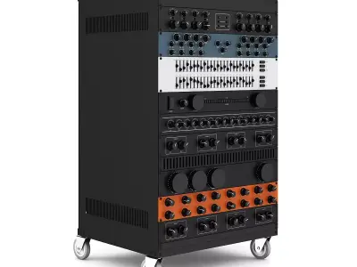 Audio Rack 2 3D model