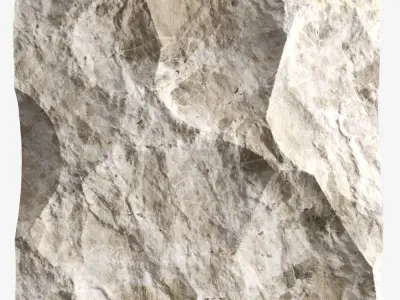 269-RockPanel piece of rock 3D model