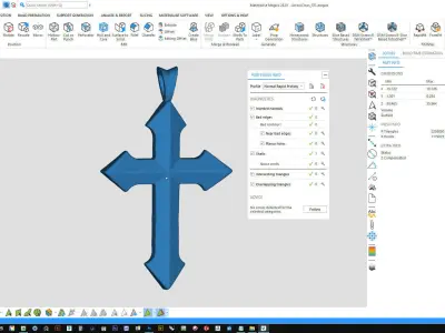 Arrow-shaped Cross STL Files 3D print model