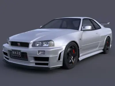 Nissan Skyline GTR R34 Nismo Z-Tune Limited Edition 3D model