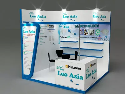 Exhibition stand design  3D model