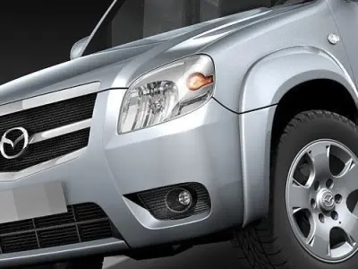  Mazda BT-50 2009 3D model