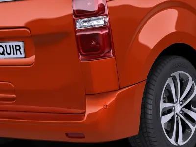 Peugeot Traveller 2017 3D model