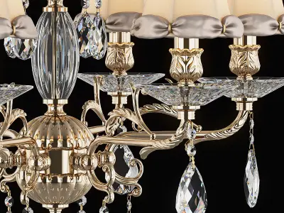 701061 Fiocco Osgona Chandelier 3D model
