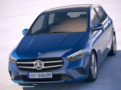 Mercedes Benz B-class 2019 3D model