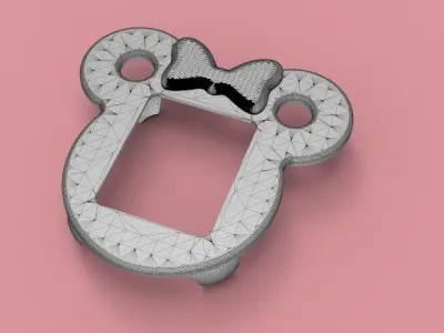 Mickey Mouse Face Apple Watch Ears Case Cover 40mm 3D model 3D print model