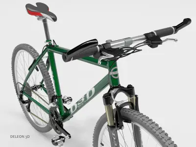 Green Mountain Bike 3D model