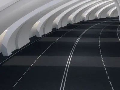 Road Highway 3D model