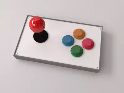 Arcade Joystick 3D model