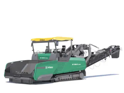 Asphalt feeder Vogele MT3000 3D model